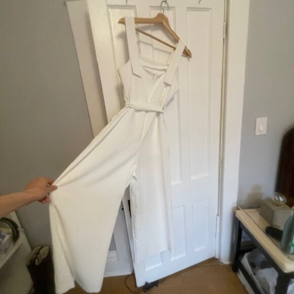 White Topshop jumpsuit romper, size 8 US - Picture 14 of 15